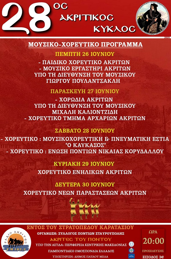 AKRITIKES.STABROYPOLHS.AKRITIKOS.KYKLOS.XOREFTES.26.30.6.2025
